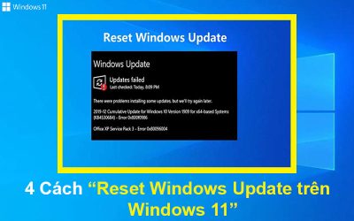 4 Cách reset Windows Update trên Windows 11