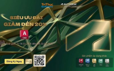 Flash Sale Autodesk 03/2026: Giảm Đến 20% AutoCAD IST