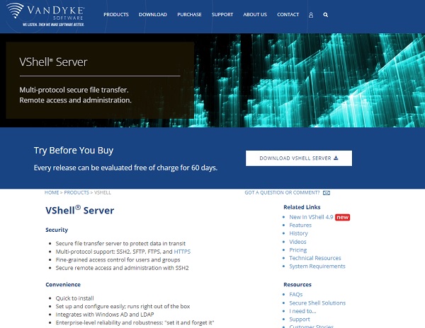 VanDyke-VShell-Server-2