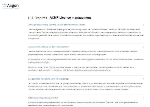 ACMP-License-management-features