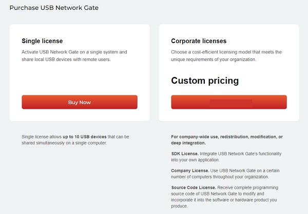 USB-Network-Gate-license