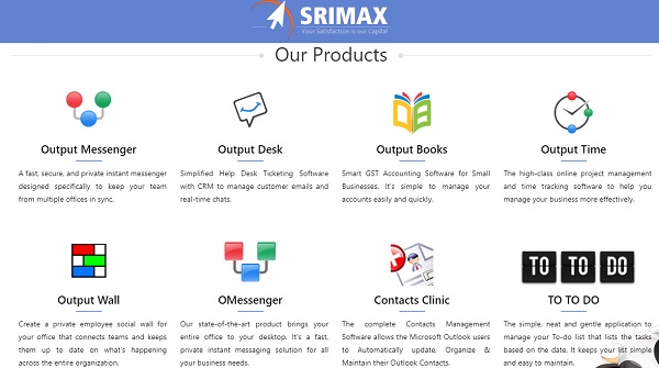 srimax-products