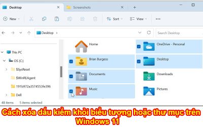 Cách xóa dấu kiểm khỏi biểu tượng hoặc thư mục trên Windows 11