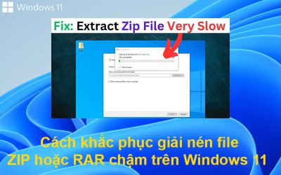 Cách khắc phục giải nén file ZIP hoặc RAR chậm trên Windows 11