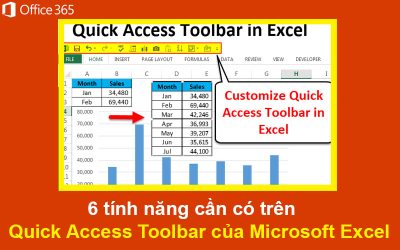 6 tính năng cần có trên Quick Access Toolbar của Microsoft Excel