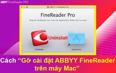 Cách Gỡ cài đặt ABBYY FineReader trên máy Mac
