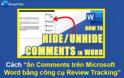 Cách ẩn Comments trên Microsoft Word bằng công cụ Review Tracking