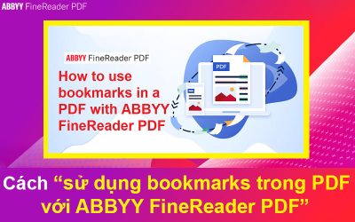 Cách sử dụng bookmarks trong PDF với ABBYY FineReader PDF