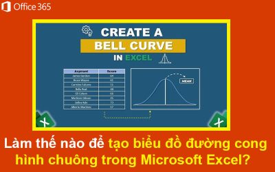 Làm thế nào để tạo biểu đồ đường cong hình chuông trong Microsoft Excel?
