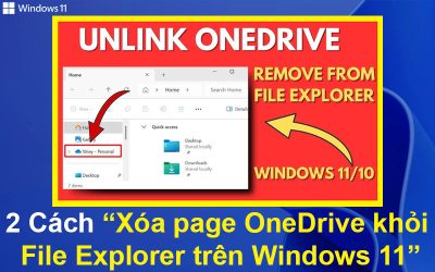 2 Cách xóa page OneDrive khỏi File Explorer trên Windows 11