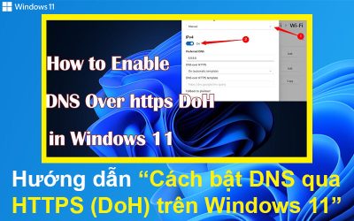 Cách bật DNS qua HTTPS (DoH) trên Windows 11