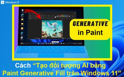 Cách tạo đối tượng AI bằng Paint Generative Fill trên Windows 11