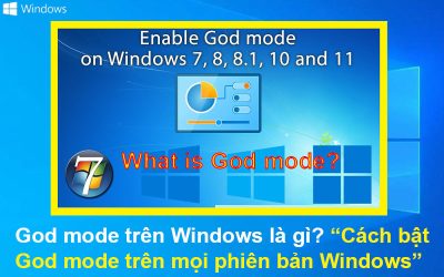 God mode trên Windows là gì? Cách bật God mode trên mọi phiên bản Windows