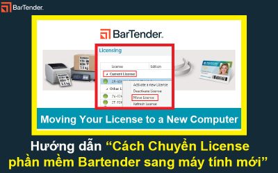 Cách Chuyển License phần mềm Bartender sang máy tính mới
