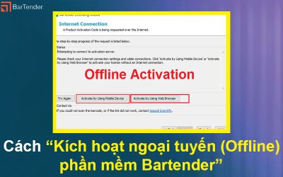 Cách kích hoạt ngoại tuyến (Offline) phần mềm Bartender