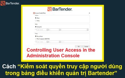 Kiểm soát quyền truy cập người dùng trong bảng điều khiển quản trị Bartender