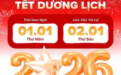 Tri Thức Software Thông Báo Nghỉ Tết Dương Lịch 2026