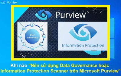 Khi nào nên sử dụng Data Governance hoặc Information Protection Scanner trên Microsoft Purview