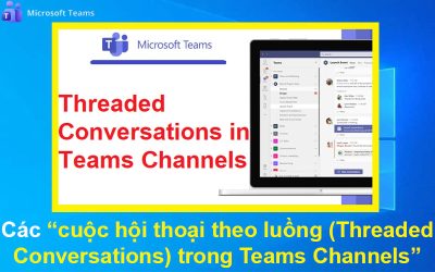 Các cuộc hội thoại theo luồng trong Teams Channels