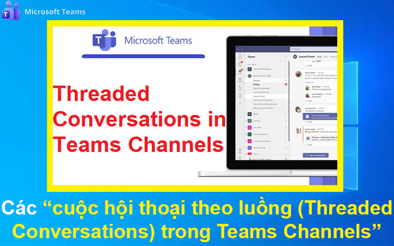 Các cuộc hội thoại theo luồng trong Teams Channels