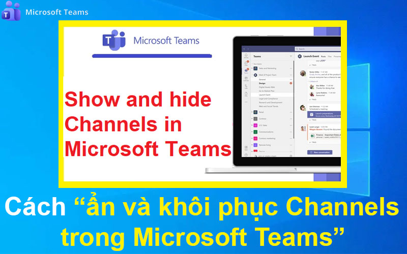 Cách ẩn và khôi phục Channels trong Microsoft Teams
