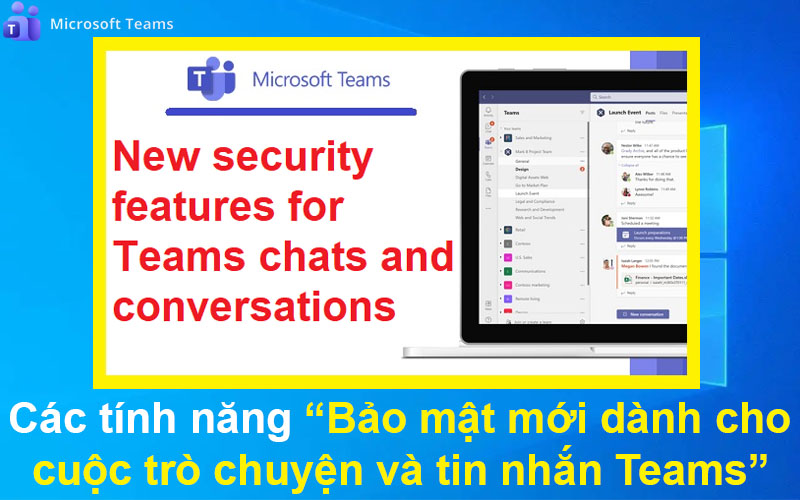 Các tính năng bảo mật mới dành cho cuộc trò chuyện và tin nhắn Teams