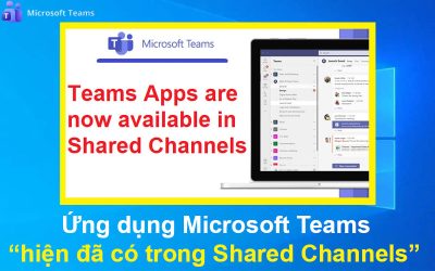 Ứng dụng Microsoft Teams hiện đã có trong Kênh chia sẻ